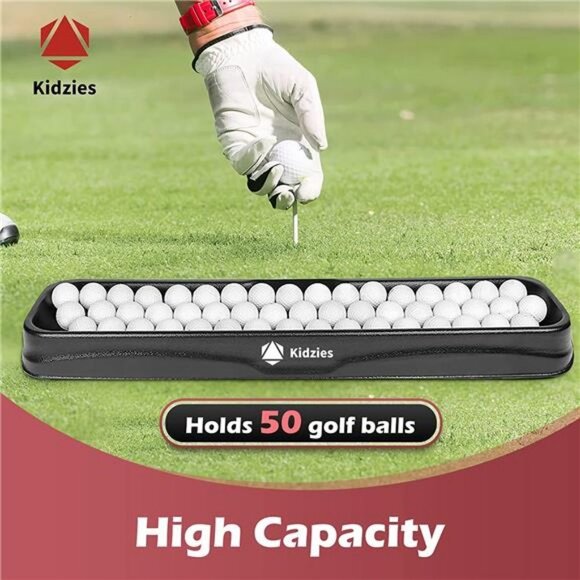 Golf Ball Tray - Large 50 Ball Capacity -Durable Golf Ball Holder - Picture 6 of 6